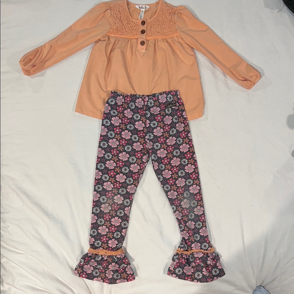 Matilda Jane Peach Buttoned Top